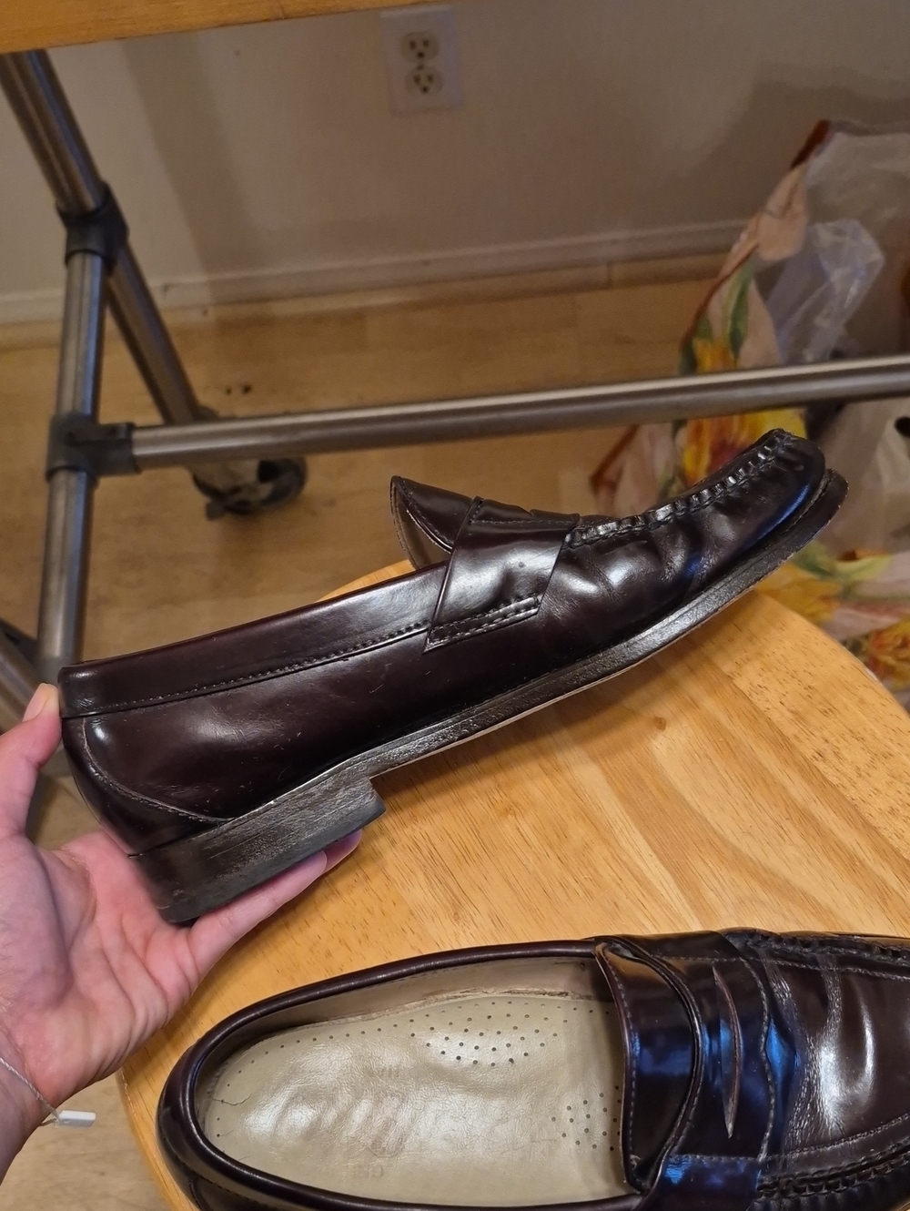 SAS Brown Genuine Leather Loafers - Picture 7 of 17